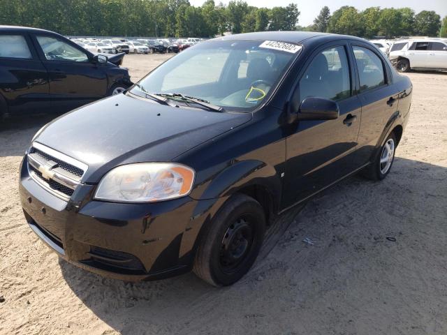 KL1TD56E39B390277 - 2009 CHEVROLET AVEO LS 黑色 照片 2