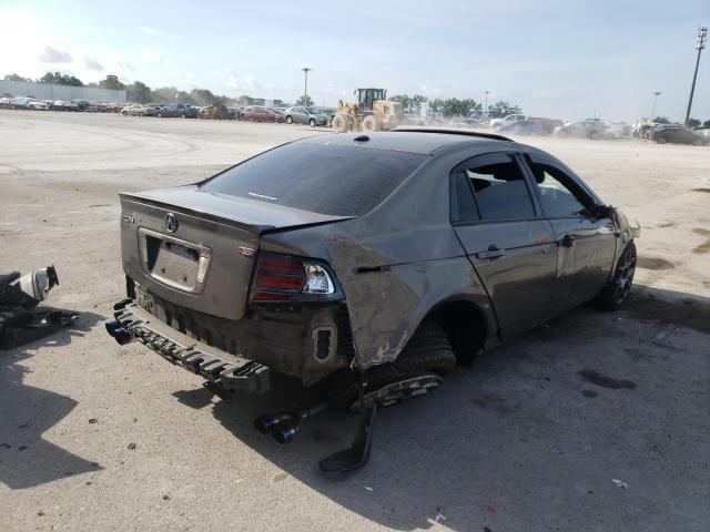 19UUA75507A010576 - 2007 ACURA TL TYPE S GRAY photo 4