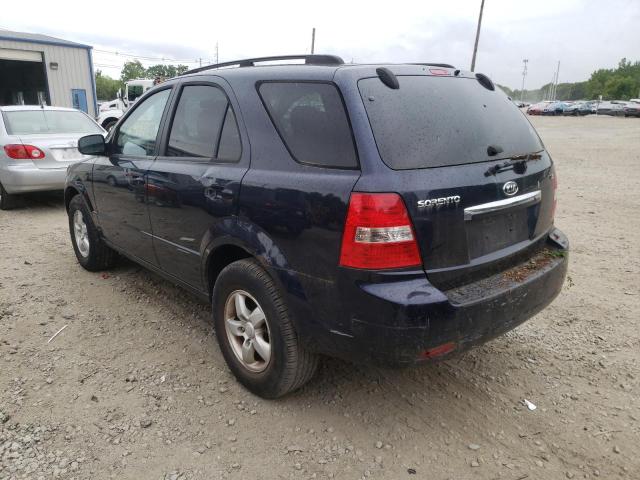 KNDJC735885829277 - 2008 KIA SORENTO BLUE photo 3