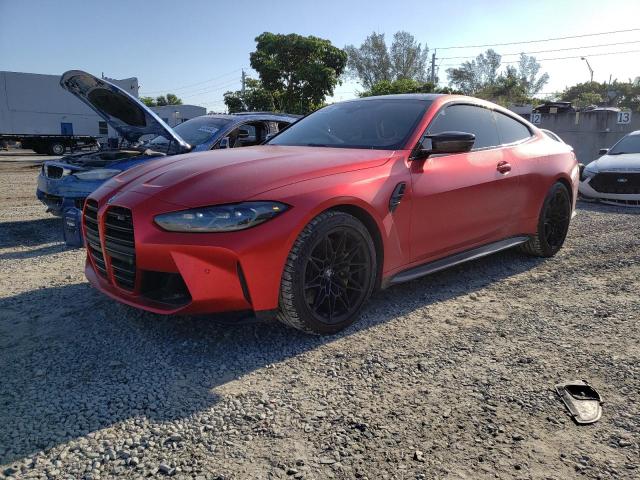 WBS33AZ01MCG90872 - 2021 BMW M4 COMPETI RED photo 2