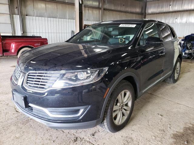 2LMTJ8JR3GBL57395 - 2016 LINCOLN MKX PREMIE BLACK photo 2