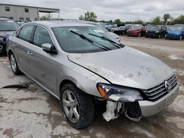 1VWBN7A34DC086054 - 2013 VOLKSWAGEN PASSAT SILVER photo 1