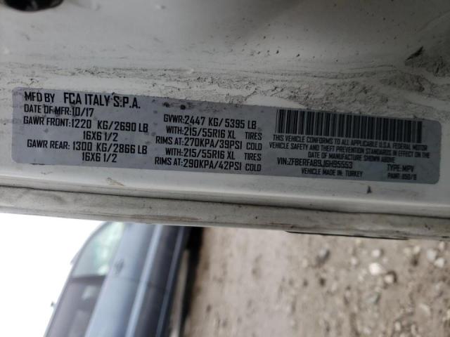 ZFBERFAB9J6H95553 - 2018 RAM PROMASTER CITY  photo 10