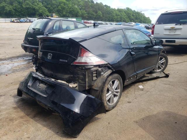 JHMZF1D67BS004112 - 2011 HONDA CR-Z EX BLACK photo 4