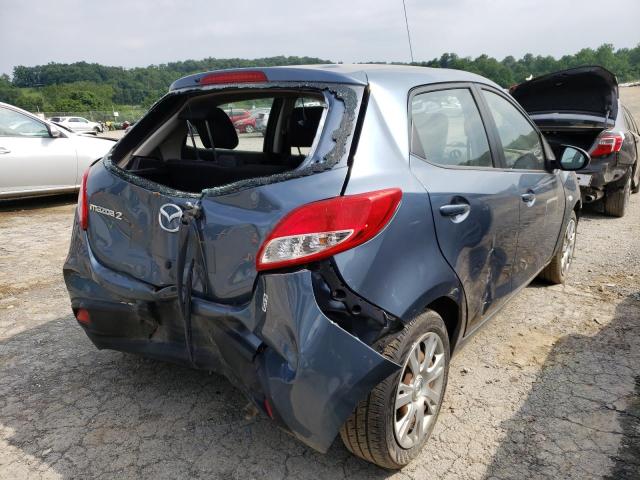 JM1DE1KZ6E0174909 - 2014 MAZDA MAZDA2 SPO 蓝色 照片 4
