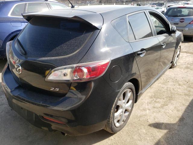 JM1BL1H56A1202150 - 2010 MAZDA 3 S BLACK photo 4