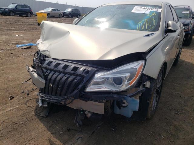 2G4GK5EX1F9146378 - 2015 BUICK REGAL 金色 照片 2