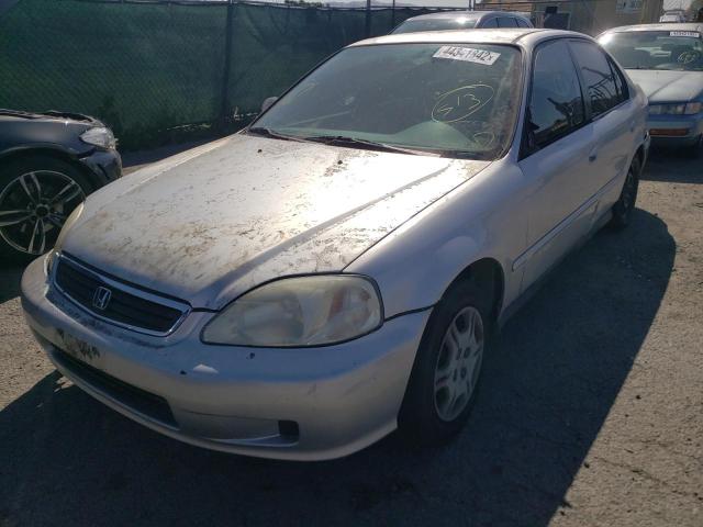 2HGEJ6614YH599001 - 2000 HONDA CIVIC BASE 银色 照片 2