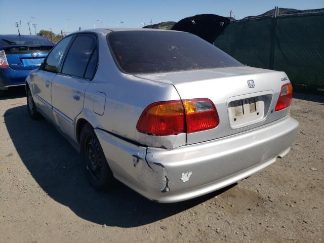 2HGEJ6614YH599001 - 2000 HONDA CIVIC BASE 银色 照片 3