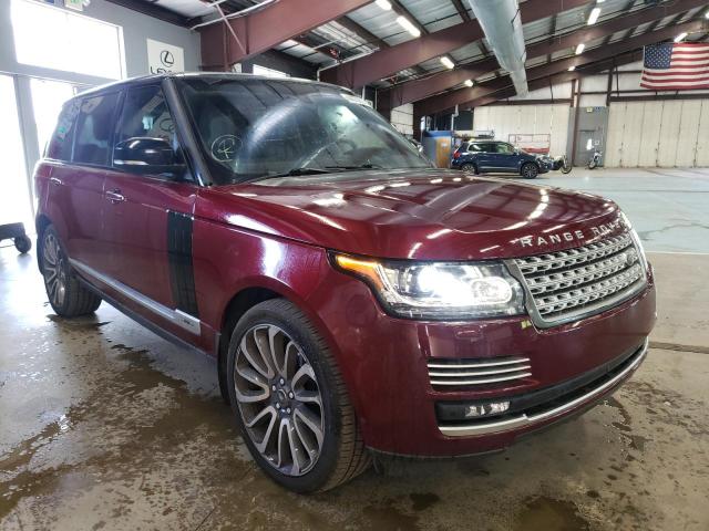 SALGV3EF1GA300528 - 2016 LAND ROVER RANGE ROVE BURGUNDY photo 1