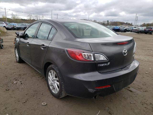 JM1BL1VP9D1812277 - 2013 MAZDA 3 I GRAY photo 3