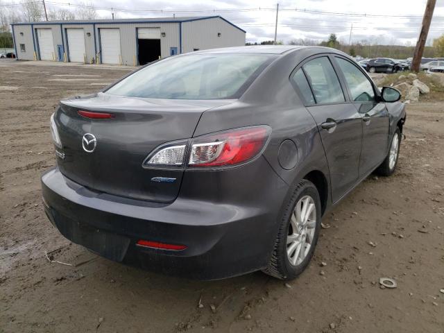 JM1BL1VP9D1812277 - 2013 MAZDA 3 I GRAY photo 4