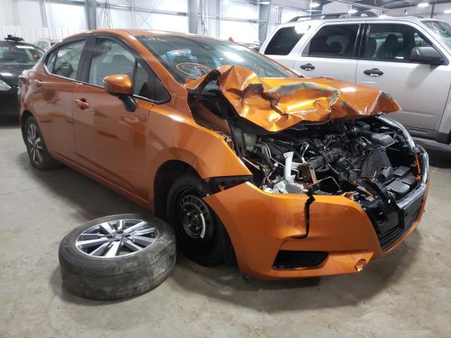 3N1CN8EV7LL800760 - 2020 NISSAN VERSA SV ORANGE photo 1