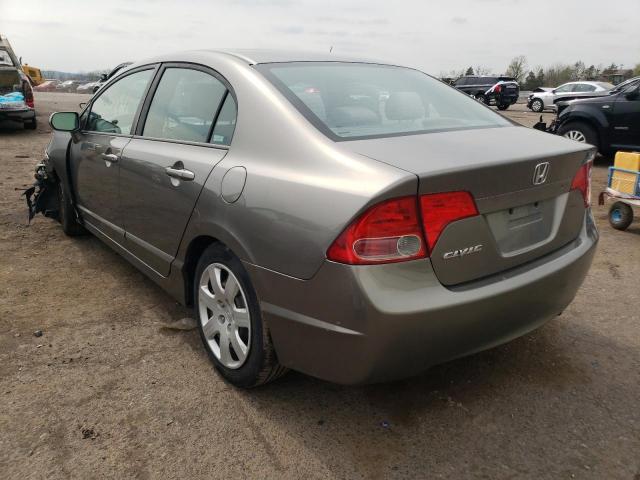 1HGFA16566L122189 - 2006 HONDA CIVIC GRAY photo 3