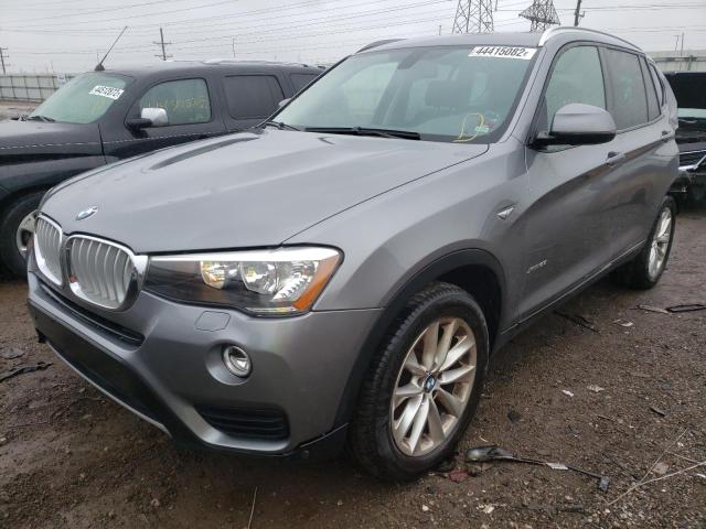 5UXWX9C50F0D45217 - 2015 BMW X3 XDRIVE2 GRAY photo 2