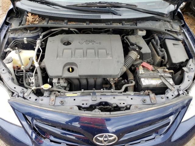 2T1BU4EE8CC893621 - 2012 TOYOTA CAROLLA BLUE photo 7