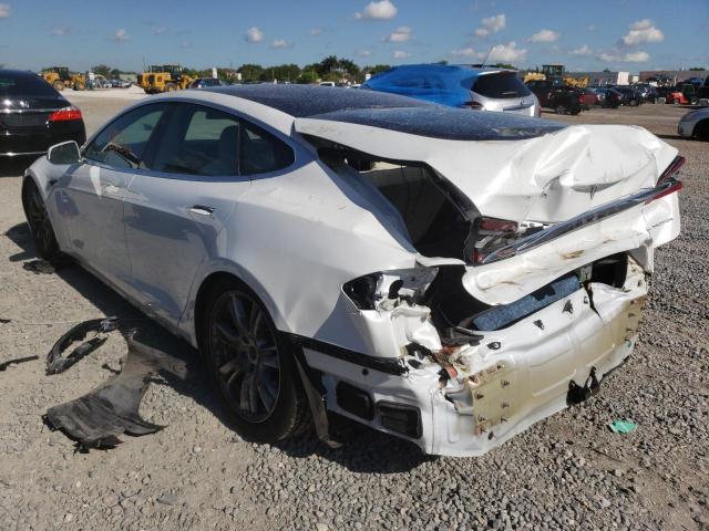 5YJSA1E25LF397362 - 2020 TESLA MODEL S Սպիտակ լուսանկար 3