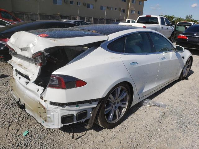 5YJSA1E25LF397362 - 2020 TESLA MODEL S Սպիտակ լուսանկար 4