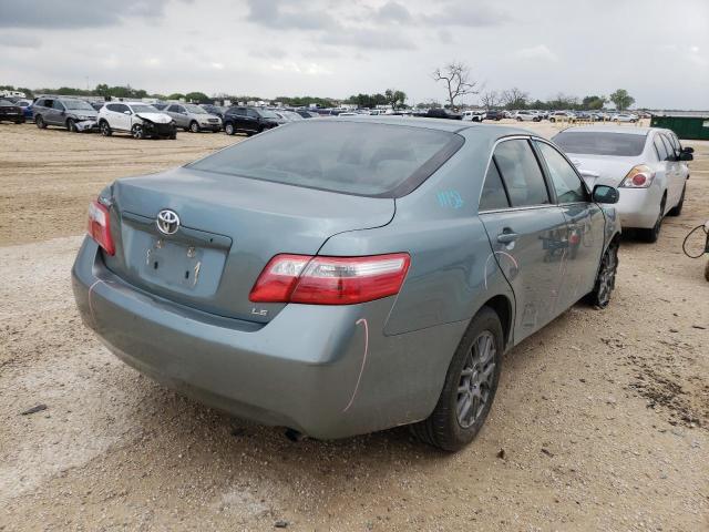 4T1BE46K18U755457 - 2008 TOYOTA CAMRY CE TEAL photo 4