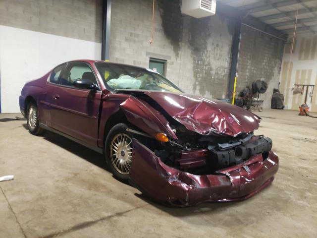 2G1WW12E029365433 - 2002 CHEVROLET MONTE CARL მუქწითელი ფოტო 1