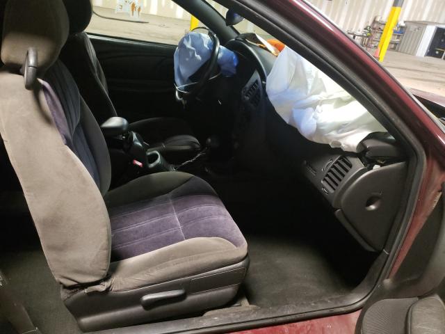 2G1WW12E029365433 - 2002 CHEVROLET MONTE CARL მუქწითელი ფოტო 5