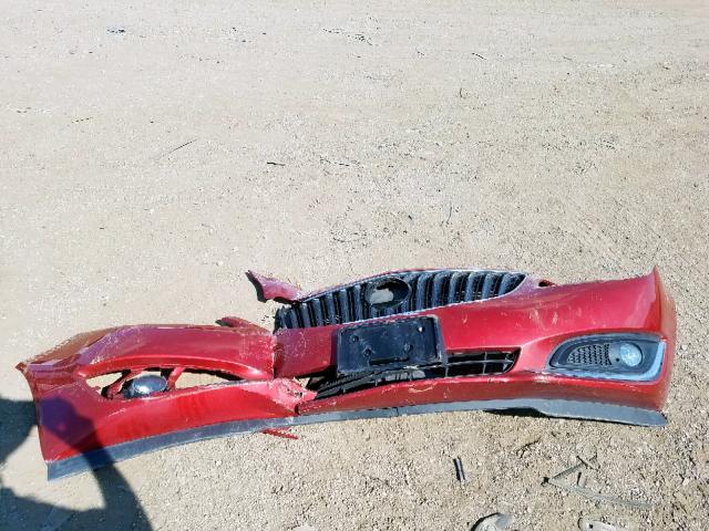 2G4GK5EX6F9202976 - 2015 BUICK REGAL RED photo 9