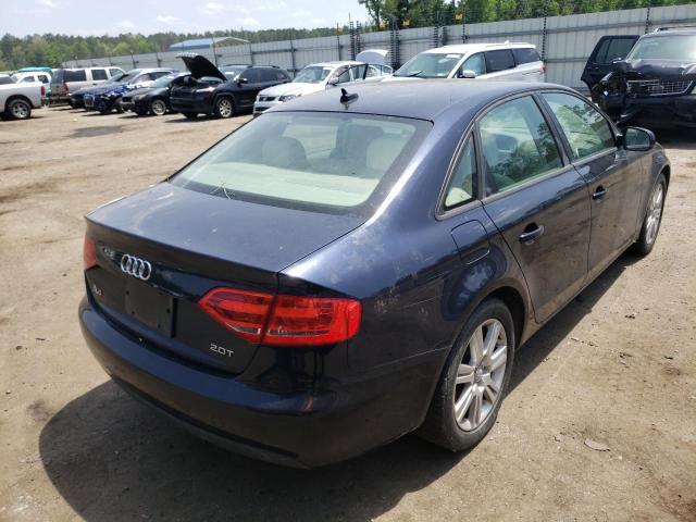 WAUAFAFL4BN002203 - 2011 AUDI A4 PREMIUM BLUE photo 4