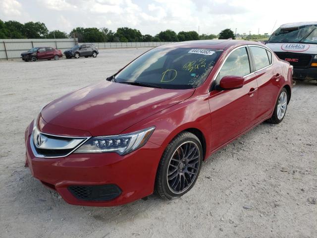 19UDE2F31JA003342 - 2018 ACURA ILX BASE W RED photo 2