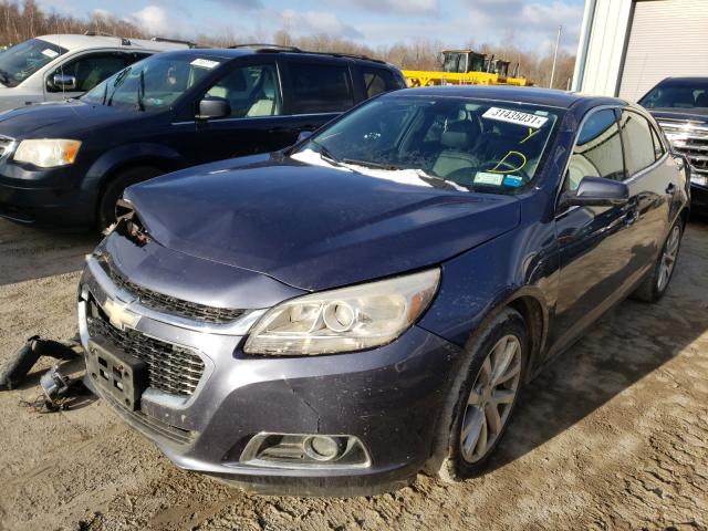 1G11H5SL5EF129155 - 2014 CHEVROLET MALIBU LTZ ლურჯი ფოტო 2