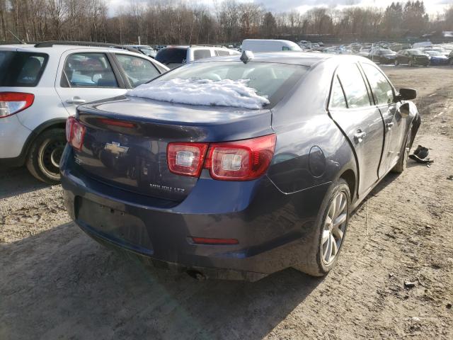 1G11H5SL5EF129155 - 2014 CHEVROLET MALIBU LTZ ლურჯი ფოტო 4