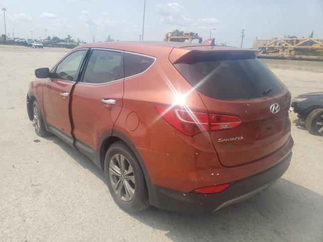 5XYZT3LB9GG369683 - 2016 HYUNDAI SANTA FE S ORANGE photo 3