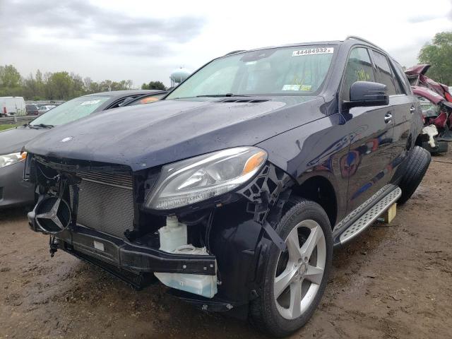 4JGDA5HB0GA****** - 2016 MERCEDES-BENZ GLE 350 4M BLUE photo 2