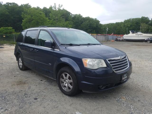 2A8HR54P28R767081 - 2008 CHRYSLER TOWN & COU BLUE photo 1