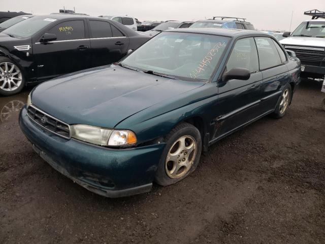 4S3BD4354X7261967 - 1999 SUBARU LEGACY L GREEN photo 2