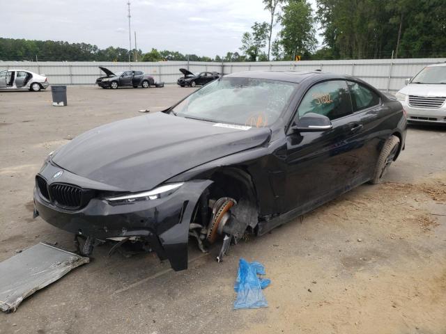 WBA4W7C58KAG52586 - 2019 BMW 440I BLACK photo 2