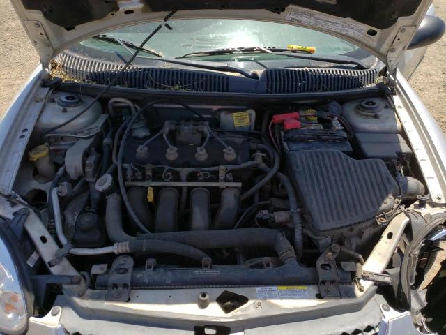 1B3ES56C05D179513 - 2005 DODGE NEON SILVER photo 7