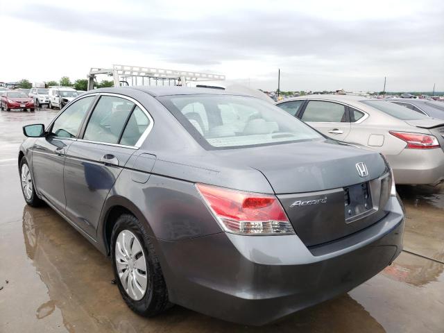 1HGCP26339A154037 - 2009 HONDA ACCORD LX GRAY photo 3