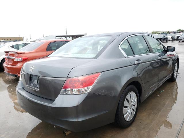 1HGCP26339A154037 - 2009 HONDA ACCORD LX GRAY photo 4