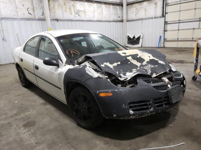 1B3ES26C93D102019 - 2003 DODGE NEON SE WHITE photo 1