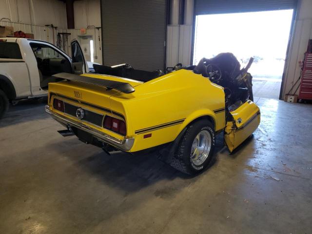 2F05Q206928 - 1972 FORD MUSTANG MA YELLOW photo 4