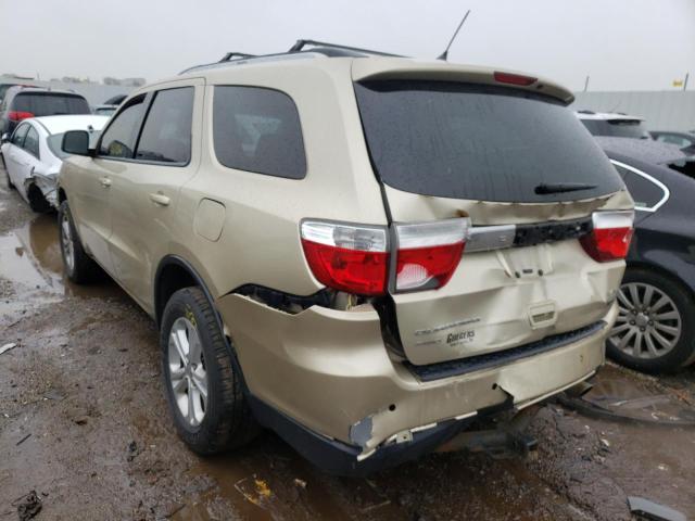 1D4RE4GG1BC692860 - 2011 DODGE DURANGO CR GOLD photo 3