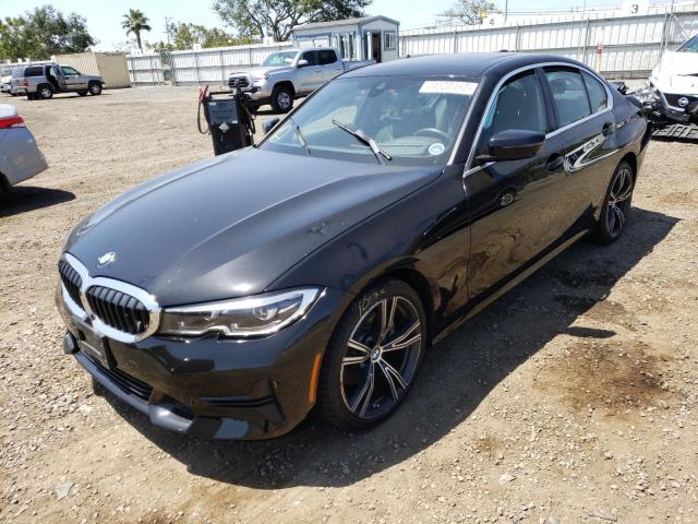 3MW5R1J07M8B53449 - 2021 BMW 330I BLACK photo 2