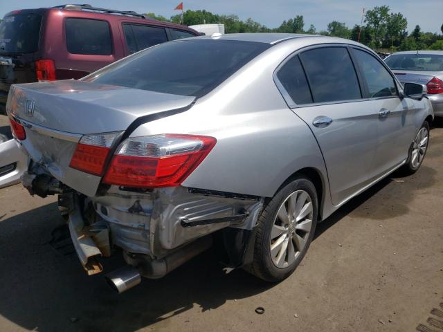 1HGCR2F81DA030900 - 2013 HONDA ACCORD EXL SILVER photo 4