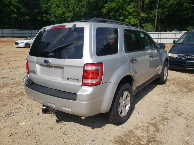 1FMCU59359KB88104 - 2009 FORD ESCAPE HYB SILVER photo 4