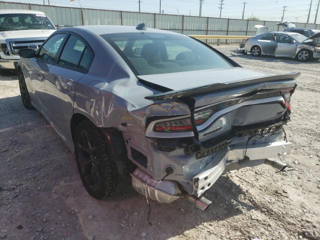 2C3CDXHG8MH548930 - 2021 DODGE CHARGER GT GRAY photo 3