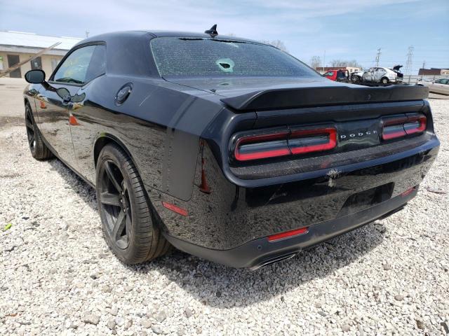 2C3CDZFJXLH134945 - 2020 DODGE CHALLENGER BLACK photo 3