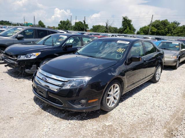 3FAHP0JA2CR346051 - 2012 FORD FUSION BLACK photo 2