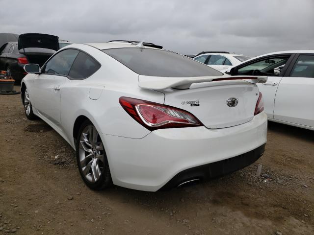 KMHHU6KJ1DU087708 - 2013 HYUNDAI GENESIS CO WHITE photo 3