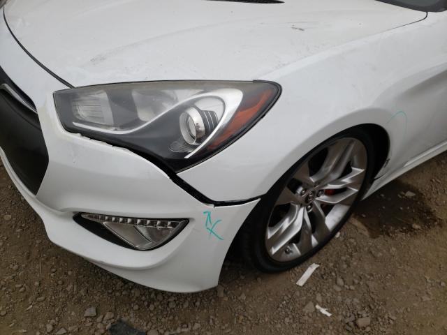 KMHHU6KJ1DU087708 - 2013 HYUNDAI GENESIS CO WHITE photo 9