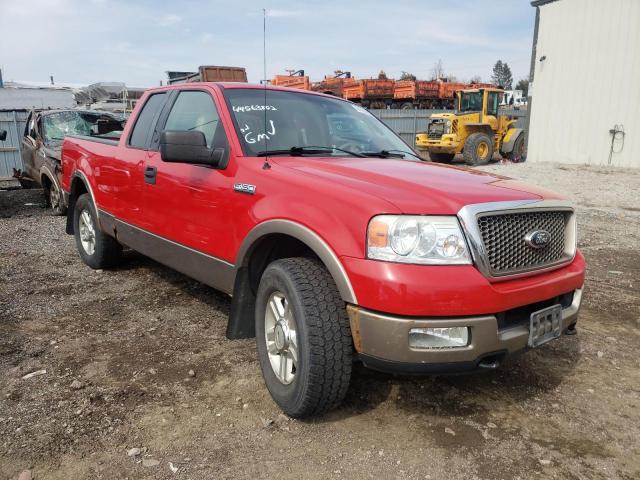 1FTPX14524NC08475 - 2004 FORD F150 RED photo 1